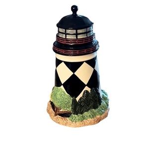 The Sakura Table Water's Edge Lighthouse Canister